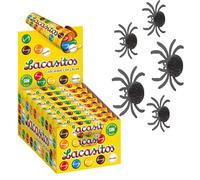 Pack de Halloween con Lacasitos Tubo 24X20G y Set De 5 Arañas Decorativas Para Halloween - Terroríficamente dulce