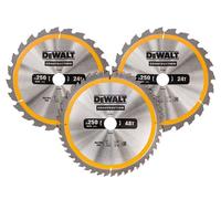Pack de hojas de sierra circular DEWALT DT1964, 305mm x 30mm