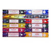 Pack de inciensos Satya - Surtido de 12 fragancias - Pack #6