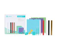 Pack de inicio LOKLiK para iCraft - Paquete de Vinilo con Vinilo Adhesivo Permanente, Vinilo de Transferencia Térmica Blanco, Cinta de Transferencia - Proyectos DIY y Personalizados