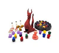 Pack de Mejora para Wyrmspan - 206 Piezas. Tokens de recursos, Piezas de Jugador, Huevos, nidos contenedores | Accesorios y componentes para Juegos de Mesa.