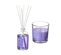 Pack de mikado 100 ml y vela de 30 horas de frutos rojos (Lavanda)