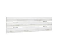 Pack de muebles de dormitorio en color blanco albo formado por cabecero, 2 mesitas de noche, cama + (sinfonier o cómoda) 46 cm