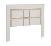 Miroytengo Pack de Muebles de Dormitorio Sara Estilo Nórdico en Roble Sonoma y Kashmir con Cabecero y 2 Mesitas de Noche