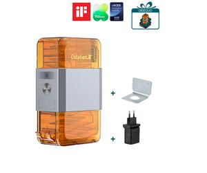 Pack de Ostation X 3-en-1 Cargador Automático de Pilas AA o AAA Recargables Ostation X AAA（Cargador incluido） + Soporte de pared + Parche de Ostation X
