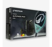 Pack de pádel Kuikma Elite - Pala de pádel + Mochila + pelotas y cubregrips. Talla única
