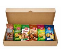 Pack de Papas Fritas Frit Ravich, 6 Sabores Variados Importados de España | Bacon y Queso, Mediterráneo, Pizza, Pollo Asado, Queso y Cebolla, Sal y Vinagre | Surtido para Compartir. 125 gr c/u.