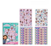Pack de Pegatinas Gabby’s Dollhouse - Set Decorativo para Niños con Pegatinas Temáticas de Gabby y Sus Amigos para Personalizar Cuadernos, Juguetes y Manualidades Escolares