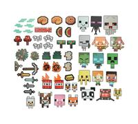Paladone Pack props fotográficos Minecraft – Producto oficial, 58 props y 40 palos
