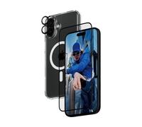 Pack de Protección 3 en 1 PANZERGLASS para iPhone 16 Plus (Funda + Protector de Vidrio + Protector de Cámara)