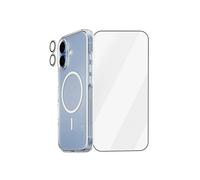 Pack de Protección - PANZER GLASS - iPhone 17 - Funda Transparente - Film de Protección - Anillos para Foto