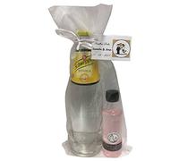 Pack de Puerto de Indias Strawberry y botella de Tónica en bolsa de organza para invitados (Pack 24 ud)