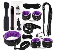 Pack de Regalo de 11 Piezas de Ropa de Dormitorio para Hombre y Mujer en Šêx Play Set (Negro y Morado)