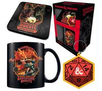 Pack de regalo Taza, posavasos, llavero - Dragones y mazmorras
