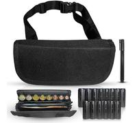 Pack de Riñonera con 2 Dispensadores de Monedas y Bolígrafo Detector Billetes Falsos: Riñonera Camarero, Portamonedas Taxi, Organizador de Billetes, Clasificador de Monedas y Organizador monedas.