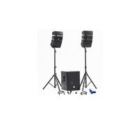 Pack de sonido DJ completo BM Bmsonic BMS-15-ARRAY-BT, 1200 W, caja de 38 cm USB/Bluetooth, soportes de cable+memoria USB 32G
