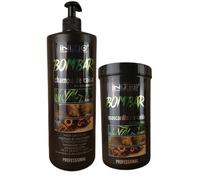 Pack de Tratamiento Anti-Caída, Champu y Mascarilla Bombar Crece Pelo Pelocasa - Acelerador de Crecimiento Capilar con Romero, Canela y Jengibre - Fortalece, Nutre y Regenera