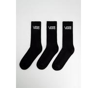 Pack de tres calcetines altos negros - Vans Classic Crew