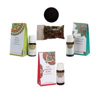 PACK DE TRES ESENCIAS GOLOKA ROSA - MENTA - JAZMÍN. 10ML CADA BOTE MAS DECRETO DORAZEN