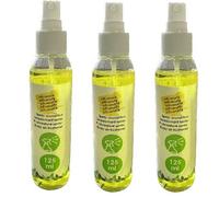 Pack de tres Sprays de Citronela Antimosquitos. Pulverizador de 125 ml Olor Repelente de Insectos Voladores. Fragancia Fresca y Floral para tu Hogar. Ibergarden