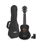 Pack de Ukelele Soprano con Funda de Transporte y Afinador para Principiantes Niños Adultos