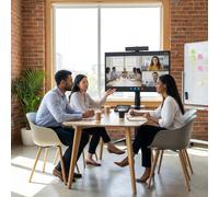 Pack de videoconferencia ANDROID Jabra para huddle room Kit de videoconferencia con barra de vídeo 4K, panel de control, pantalla 4K de 43 pulgadas y
