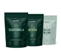 Pack degustación cafés en grano Centroamérica 300 g INCAPTO