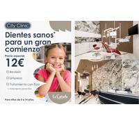 Pack dental infantil: revisión limpieza y flúor (0-14 años)