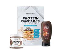 PACK DESAYUNO - PANCAKES - CREMA PROTEICA Chocotella + ZERO SYRUP Chocolate