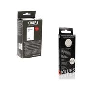 Pack Descalcificador + Pastillas Limpiadoras Compatible con Cafeteras Krups | Kit Antical Original & Compatible | Limpieza Profesional de Cafeteras Automáticas y Espresso