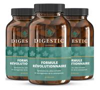 Pack Digestivo 180 Cápsulas - Complemento Alimenticio para el Síndrome del Intestino Irritable (SII) - Alivio de la Hinchazón y el Estreñimiento Severo - Limpieza de Colon nuevo