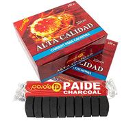 [Pack] Discos de carbón para Quemador, Incienso, incensario, ahumar, Shisha, Hookah, narguile, cachimba. Duraderos. para Uso doméstico. 3.3 centímetros de diámetro. (100)