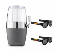 Pack Dispensador De Cerveza/bebidas Refrigerante Innovagoods Ball Y 2 Gafas De Sol Enrollables Sunfold Spain Black