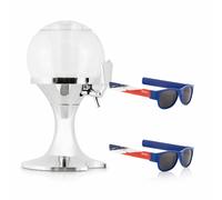 Pack Dispensador De Cerveza/bebidas Refrigerante Innovagoods Ball Y 2 Gafas De Sol Enrollables Sunfold France