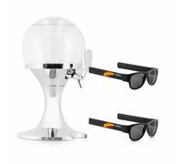 Pack Dispensador De Cerveza Refrigerante Innovagoods Y 2 Gafas De Sol Enrollables Sunfold Spain Black