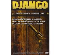 Pack DJANGO: encuentra a Sartana / Los Largos Días de la Venganza / El Momento de Matar [DVD]