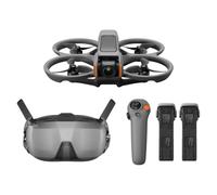 Pack DJI Avata 2 Vuelo Inteligente (tres baterías), dron FPV con cámara 4K, experiencia inmersiva, acrobacias con un toque, protector de hélices integrado, dron con cámara con Goggles N3 y RC Motion 3
