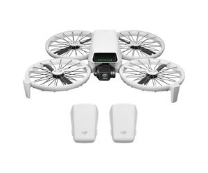 Pack DJI Flip Dos Baterías sin control remoto con pantalla, < 249 g | dron con cámara 4K UHD para adultos, despegue desde la palma, retorno automático, vuelo inteligente, 2 baterías