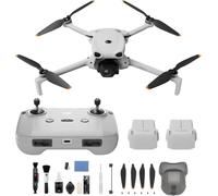 Pack DJI Lito 1 Dos Baterías Cleaning Bundle con DJI RC-N3, dron con cámara 4K para principiantes, ActiveTrack, vídeo 4K e imagen 8K, ligero para adultos, vídeo de 15 km, detección de obstáculos, C0