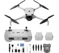 Pack DJI Lito 1 Dos Baterías Cleaning Bundle con DJI RC-N3, dron con cámara 4K para principiantes, ActiveTrack, vídeo 4K e imagen 8K, ligero para adultos, vídeo de 15 km, detección de obstáculos, C0