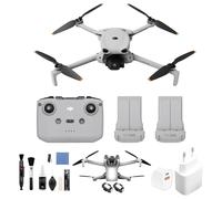 Pack dji Lito X1 Dos Baterías con dji RC-N3, dron con cámara 4K fácil de Usar para Principiantes, ActiveTrack, Sensor de 1/1.3 Pulgadas, C0 (Cargador + 2 linternas + Kit de limpieza)