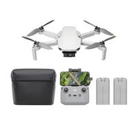 Pack DJI Mini 4K con cámara, dron con cámara 4K UHD, menos de 249 g, estabilización en 3 ejes, transmisión de vídeo a 10 km, regreso automático, 2 baterías para un tiempo máx. de vuelo de 62 min