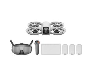 Pack DJI Neo Motion Vuela Más, dron mini con cámara 4K UHD para adultos | 135 g dron que vuela siguiéndote, despega desde la mano, seguimiento de objetivos, QuickShots, con RC Motion 3 y 3 baterías