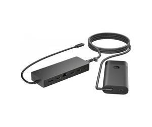 Pack docking usb tipo-c y cargador universal para portátil hp 9h0h9aa