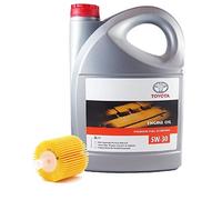 Pack Duo Aceite motor Genuine Toyota 5W-30 PFE sintético 08880-83389 C2 5 Litros + filtro aceite Japanparts FO-ECO077