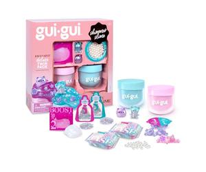 Pack dúo Exclusivo Brillo Deluxe de Gui Gui, con 2 viscositos iridiscentes, potenciador de Perlas y 2 bolsitas, da Brillo a Tus viscositos