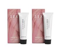 Pack Duo · Gel Para Sexo Anal Comestible · Gel Intimo Base De Agua, Con Aloe Vera y Manzanilla · Efecto Relajante · Anal Play · Sabor Coco · 30ml x 2