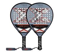 Padel Pro Shop - Pack Dúo Pala NOX AT10 Genius 18K Alum 2025 Agustín Tapia, Control y Potencia en Golpeos Defensivos, Tecnología Nox Custom Grip y Pulse System