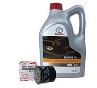Pack Duo Toyota Genuine Service Kit Hybrid Aceite Motor 0W-20 5 litros + Filtro aceite 90915-YZZJ1
