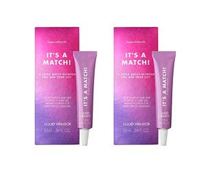 Pack Duo · Vibrador Líquido · Gel Efecto Vibrador · It's A Match · Bijoux Indiscrets · 2 Unidades · 10ml x2
